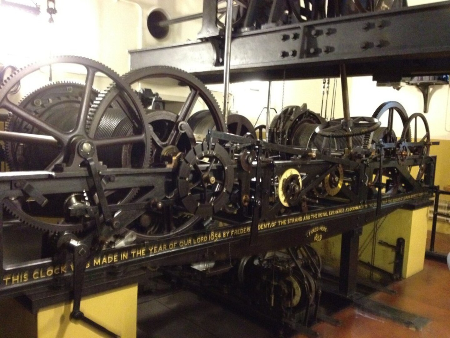 Big Ben Great Clock Mechanism and Gears