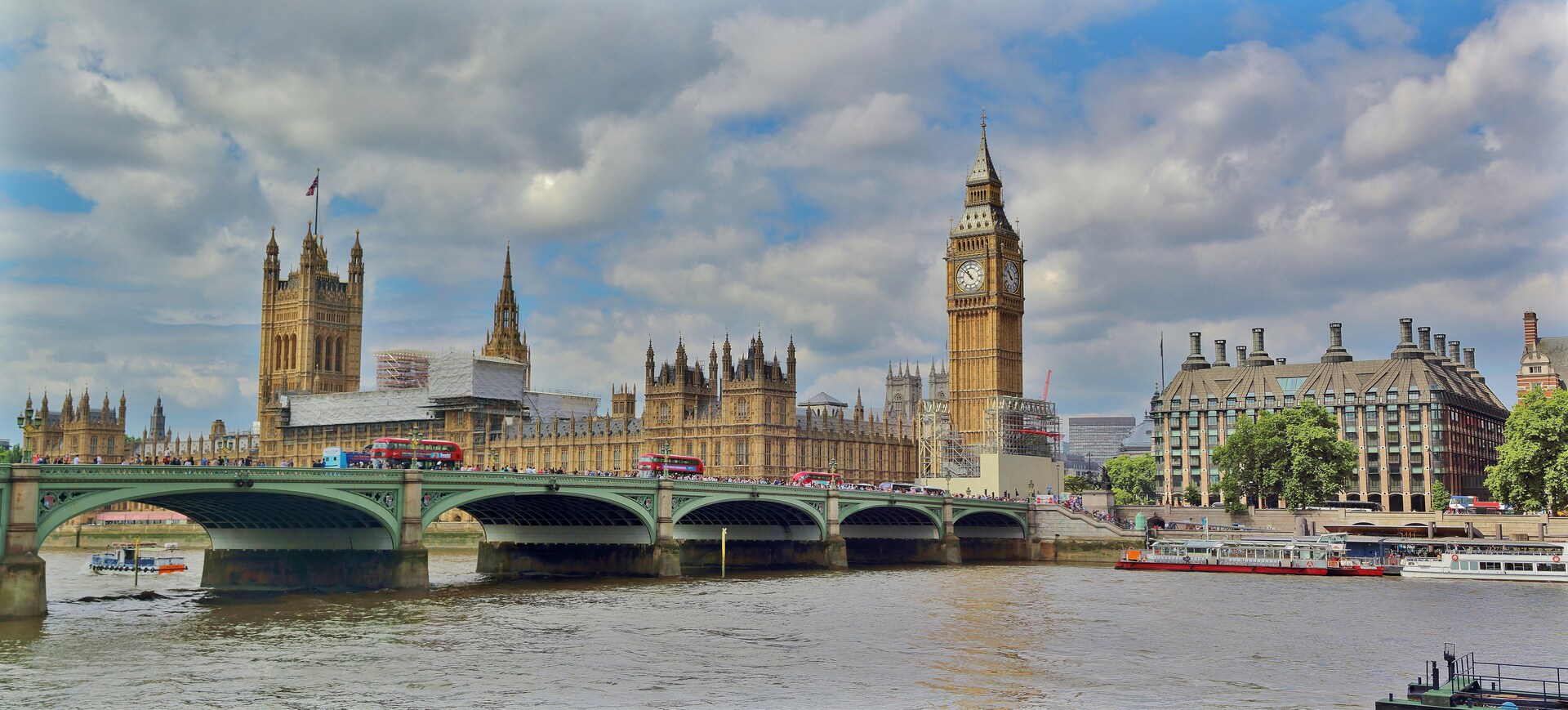 Westminster Bridge with Big Ben View